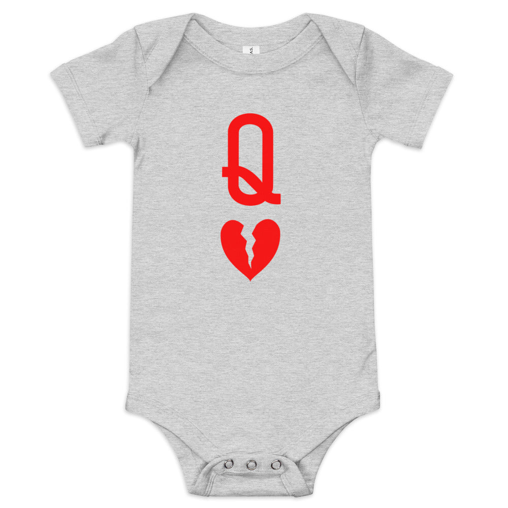 Queen of Broken Hearts Baby short sleeve one piece