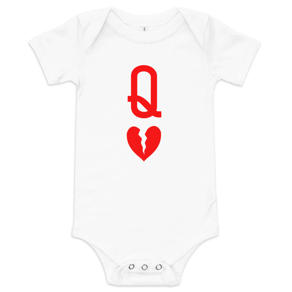 Queen of Broken Hearts Baby short sleeve one piece