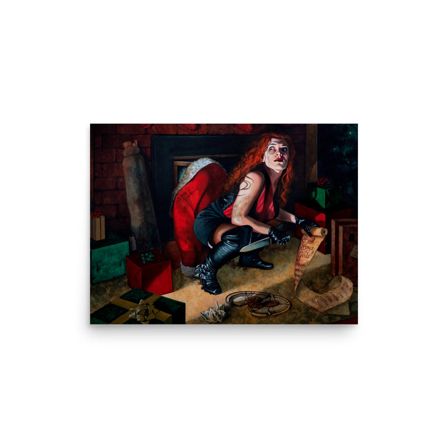 Bad Santa 1645 Matte Poster
