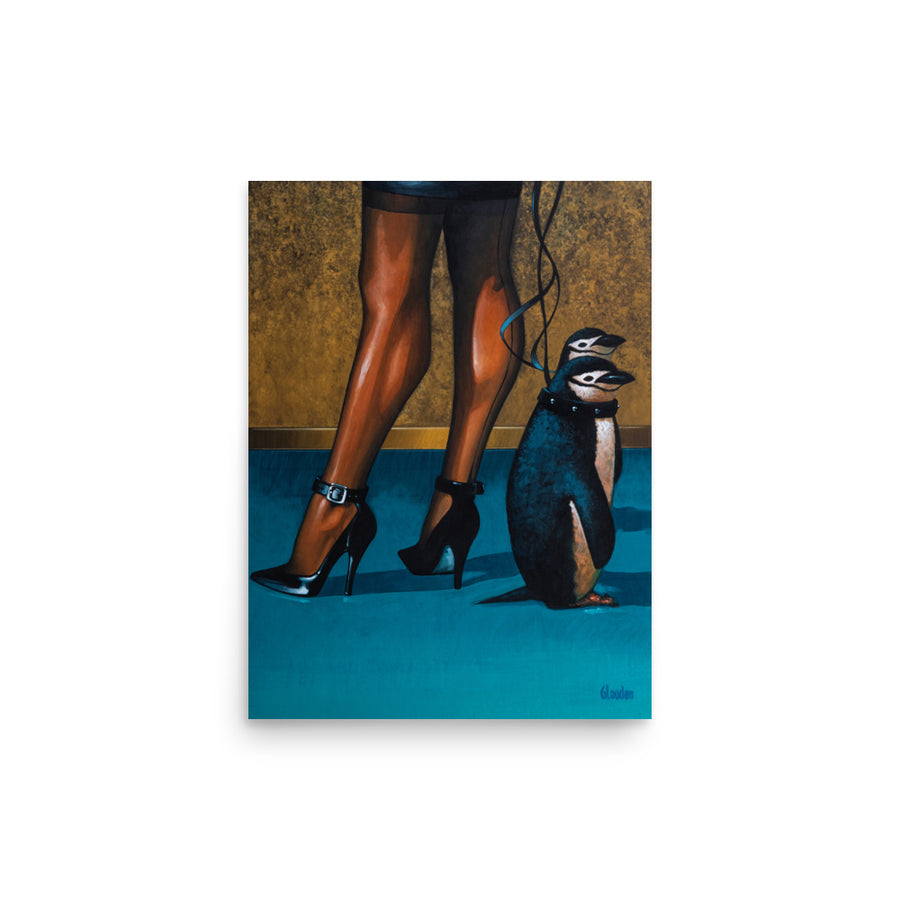 Submissive Penguins 1616 Matte Poster