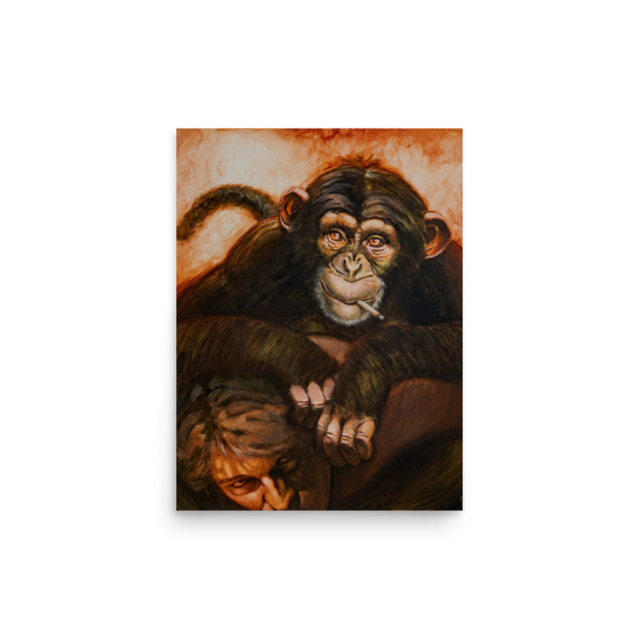 Monkey on my Back Matte Poster