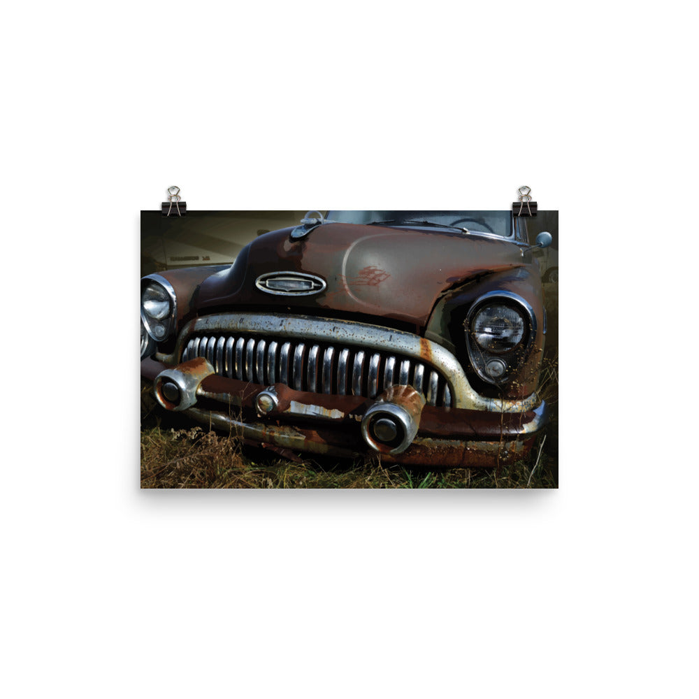 Vintage Car Matte Poster 7155