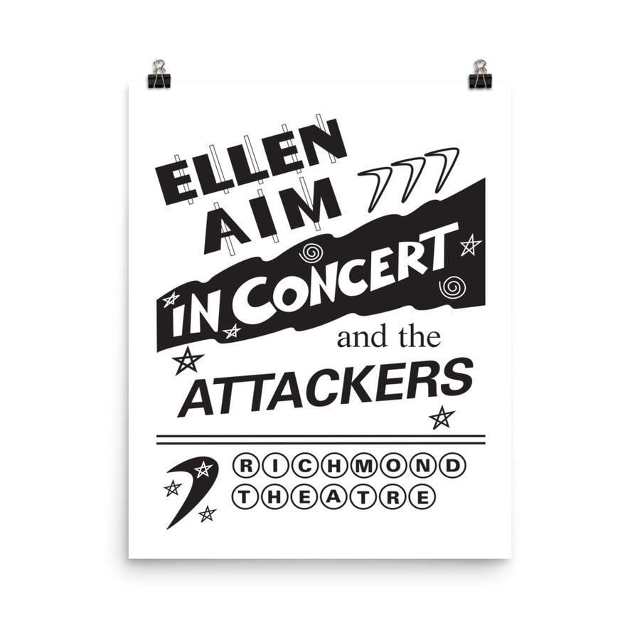Ellen Aim Concert Poster Matte