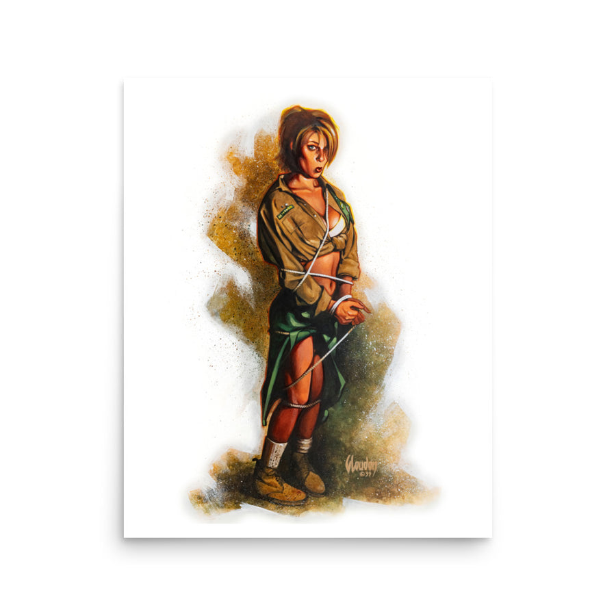 Girl scout 1600 Matte Poster