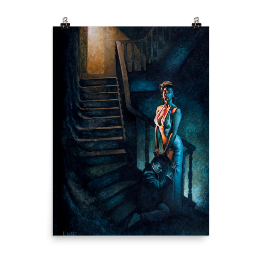Vampire Staircase 1639 Matte Poster