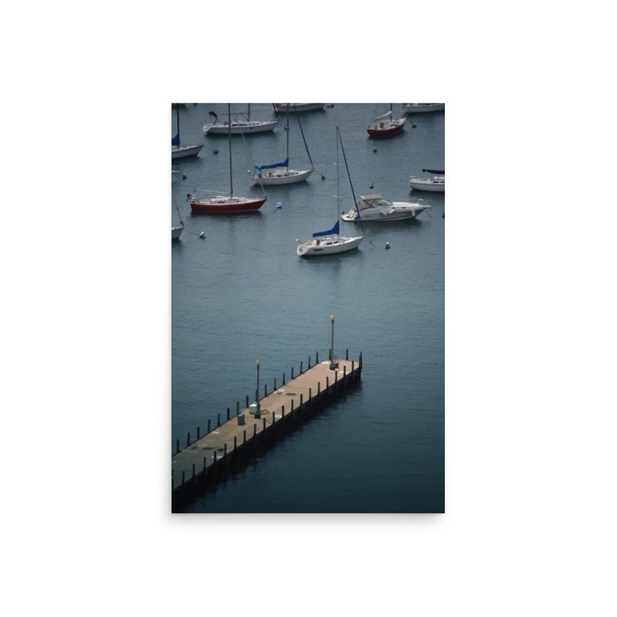 Chicago Lakefront 8750 Matte Poster