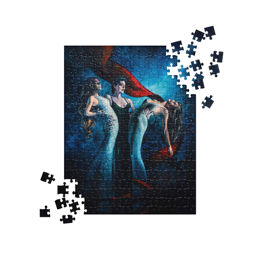 Vampire with Two Victims 1696 Jigsaw Puzzle