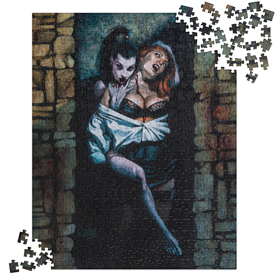 Crimson Embrace 1669 Jigsaw Puzzle