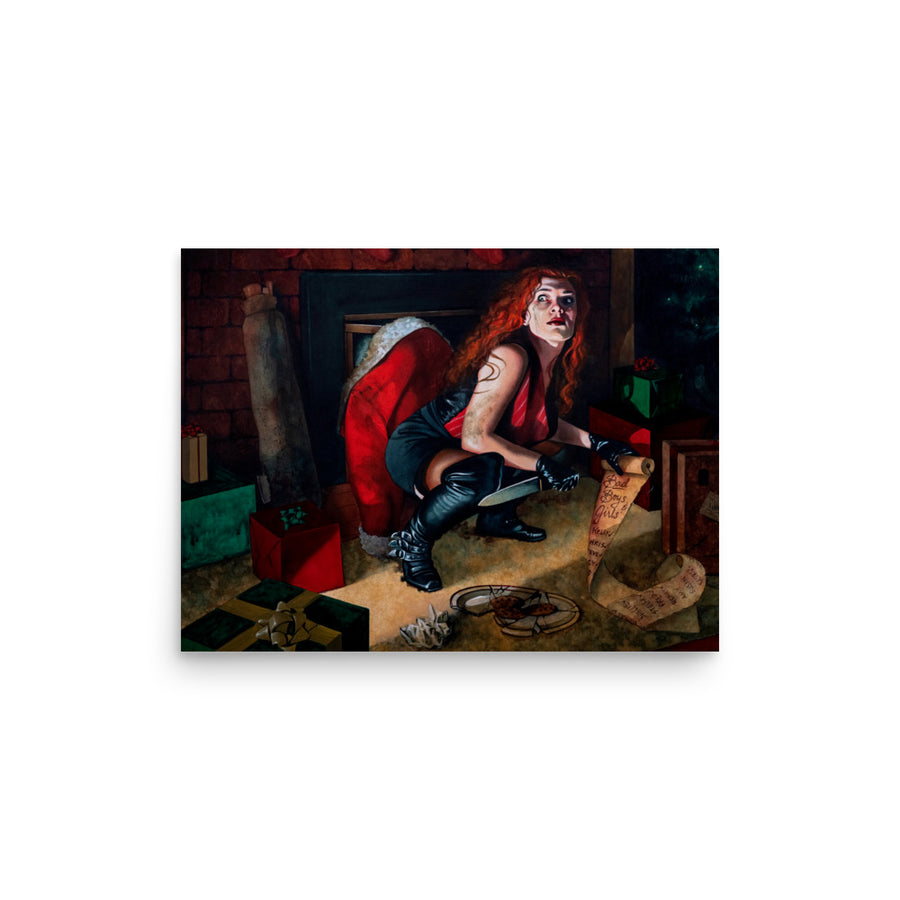 Bad Santa 1645 Luster Poster
