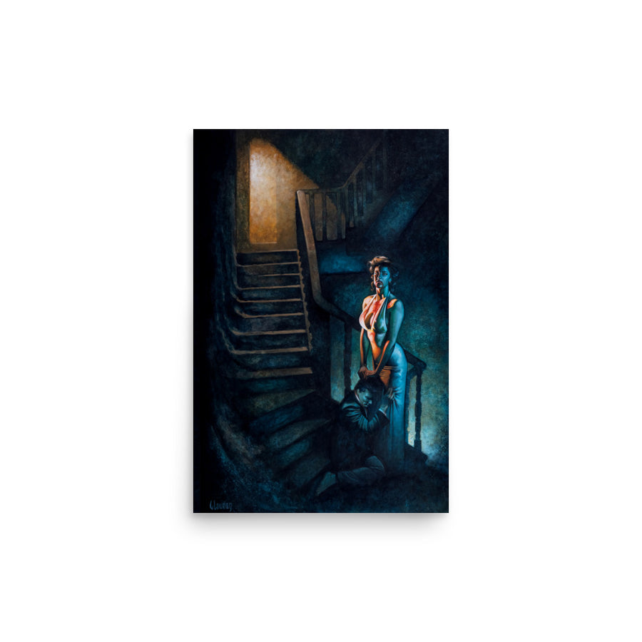 Vampire Staircase 1639 Luster Poster