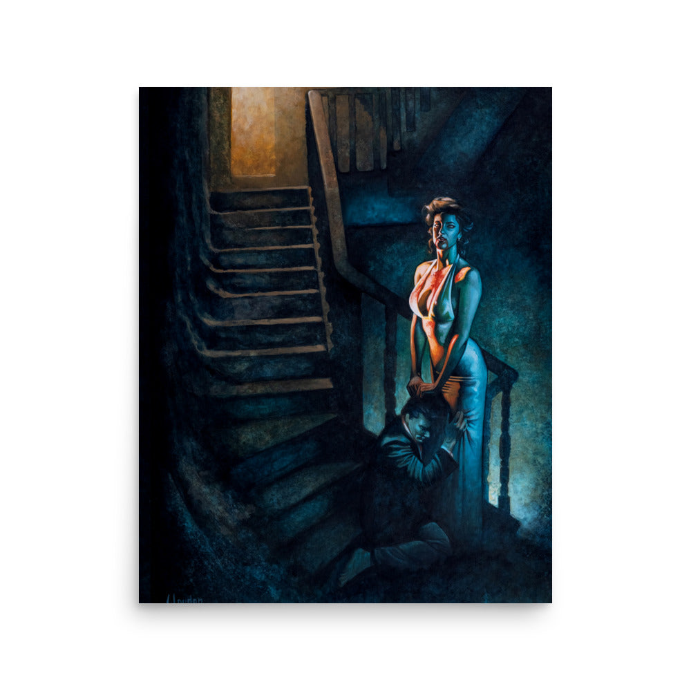 Vampire Staircase 1639 Luster Poster