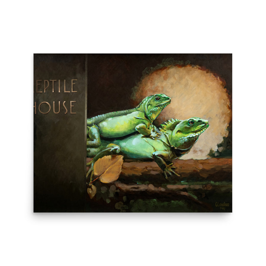 Reptile House 1573 Luster Poster