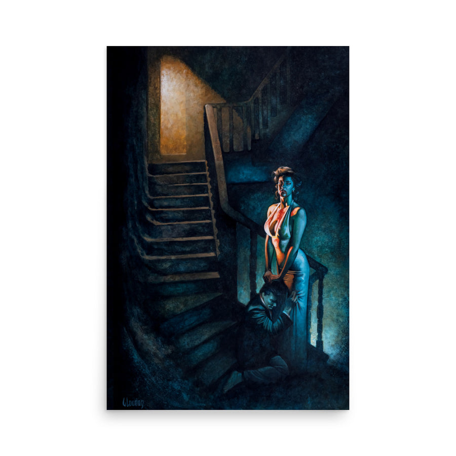 Vampire Staircase 1639 Luster Poster