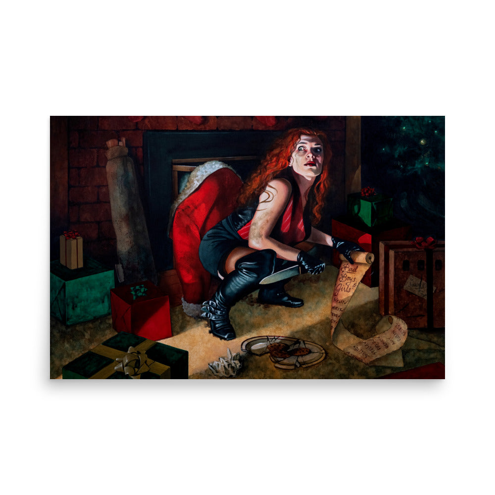 Bad Santa 1645 Luster Poster