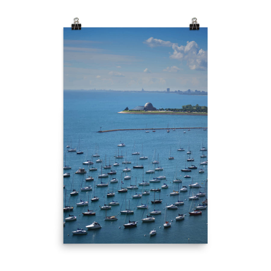 Chicago Scenic Luster Poster 0324