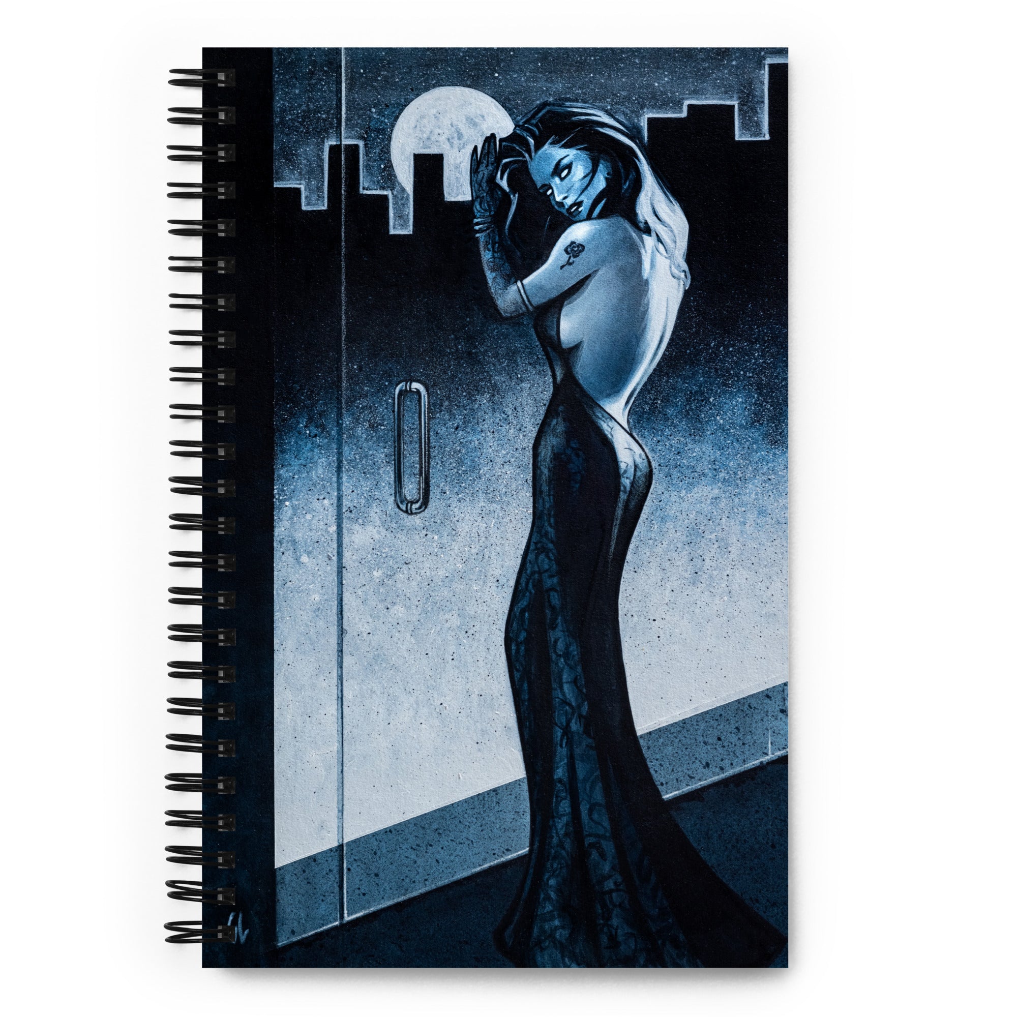 Vampire Door 3100 Spiral Notebook