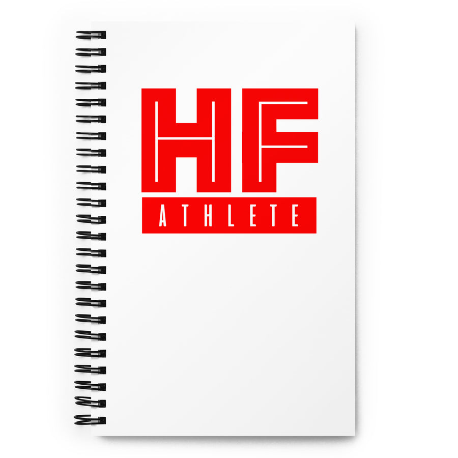 HF Athlete Red Block Spiral notebook