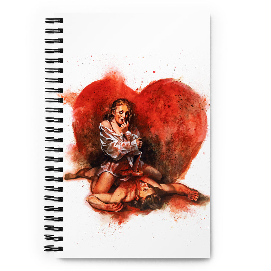 Valentines Day Spiral notebook