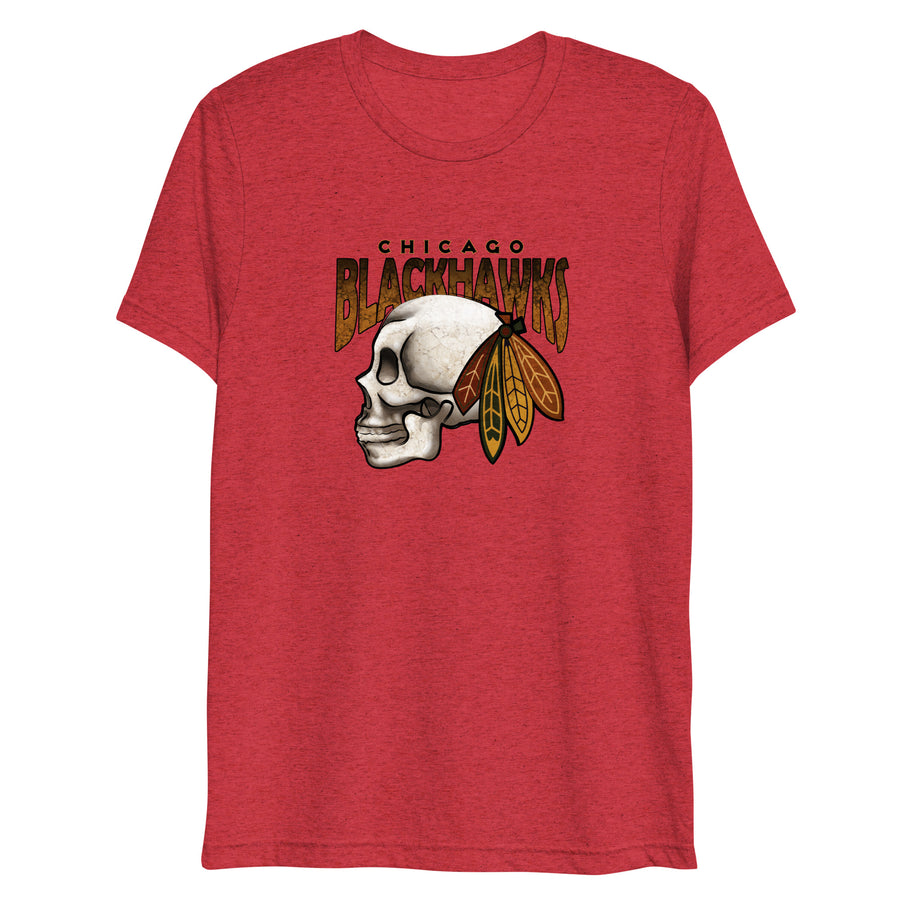 Blackhawks Skull Short sleeve t-shirt