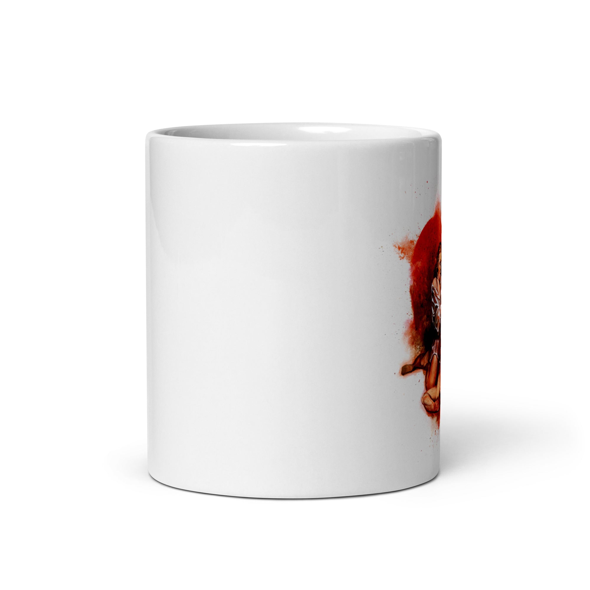 Valentines Day White glossy mug