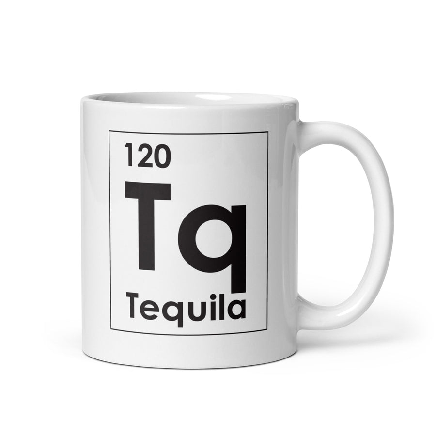 Tequila Element White glossy mug