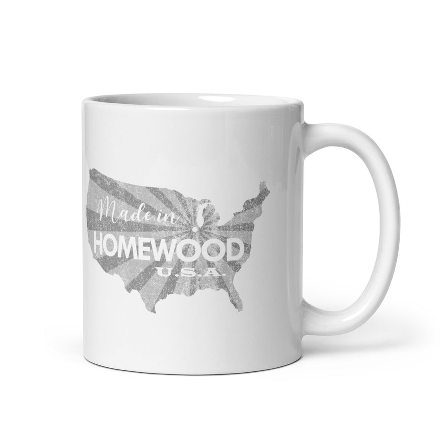Homewood Pride 5 White glossy mug