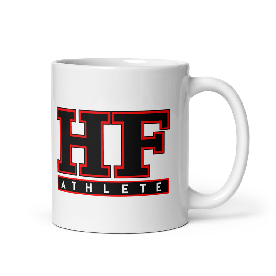 HF Athlete White glossy mug