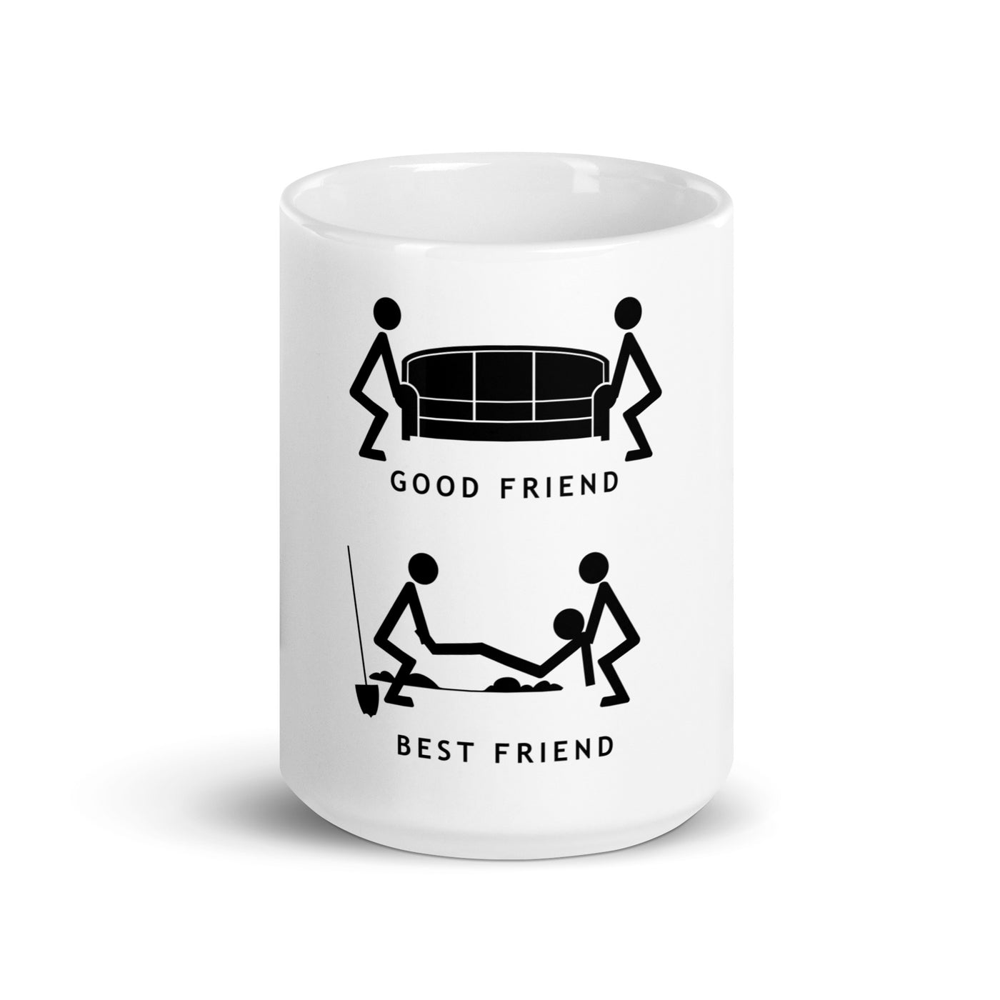 Best Friend White glossy mug