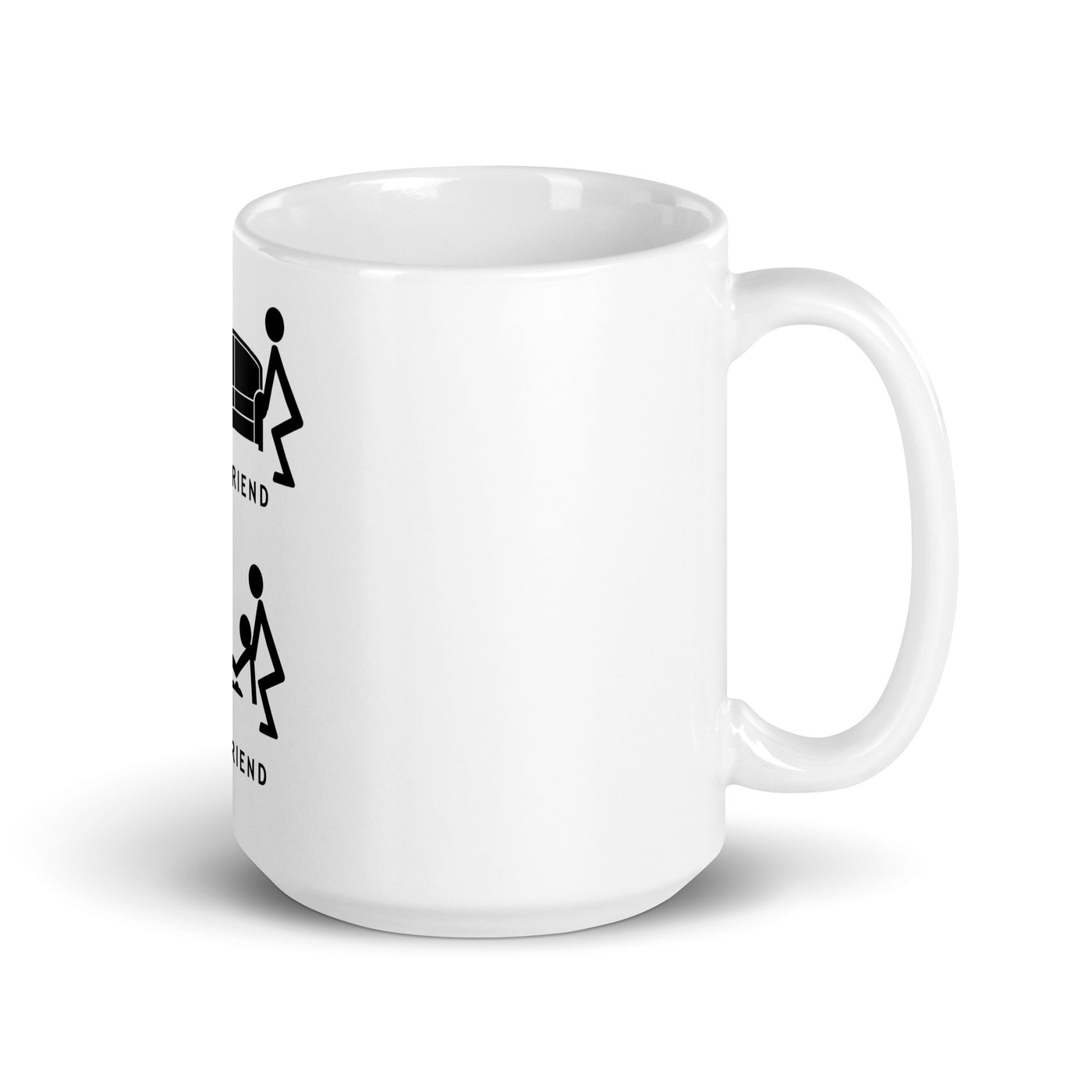 Best Friend White glossy mug