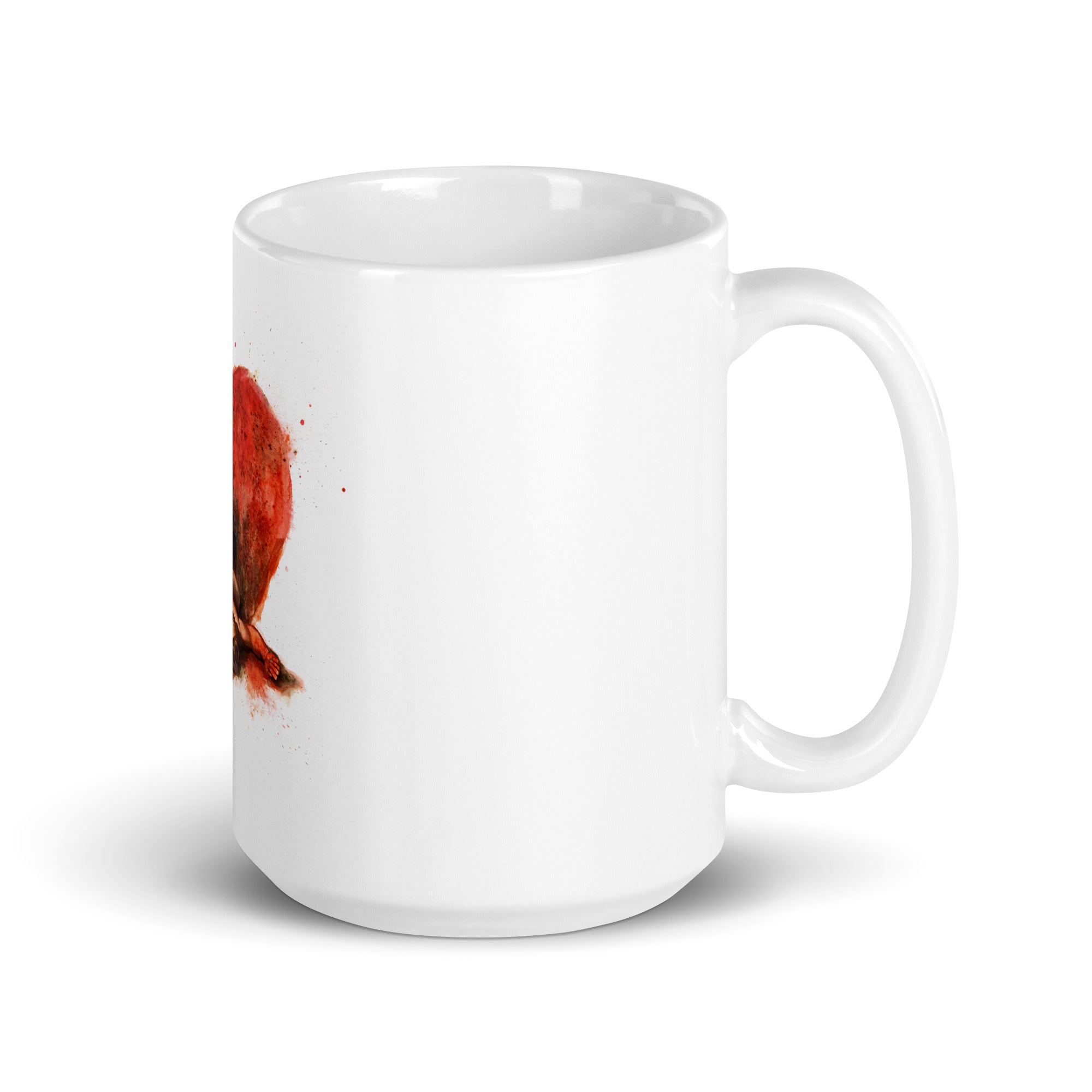 Valentines Day White glossy mug