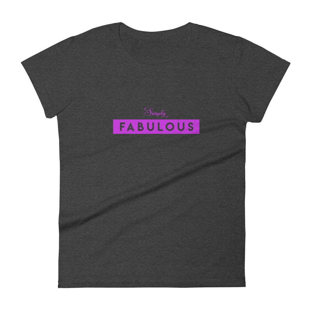 Simply Fabulous Purple Women's short sleeve t-shirt