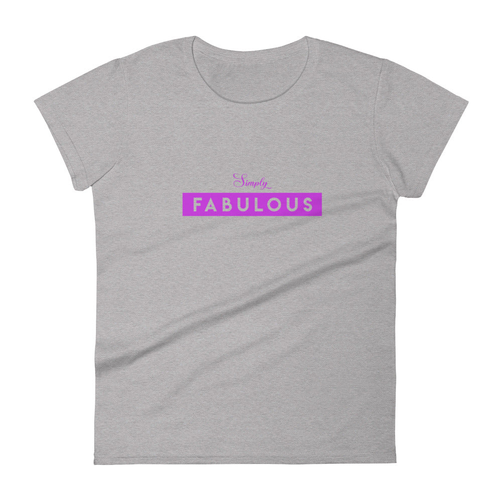 Simply Fabulous Purple Women's short sleeve t-shirt