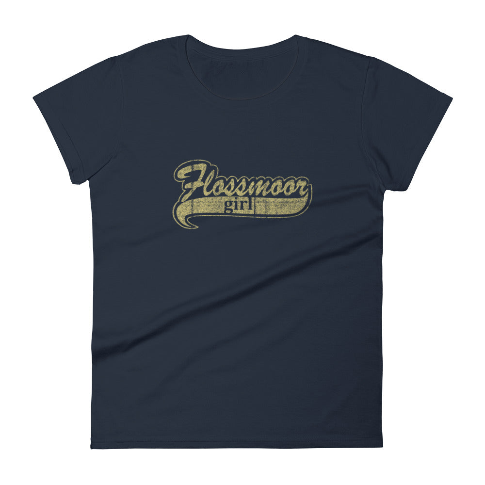 Flossmoor Girl Gold Women's short sleeve t-shirt