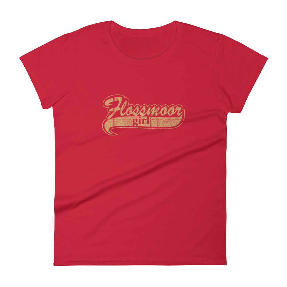 Flossmoor Girl Gold Women's short sleeve t-shirt