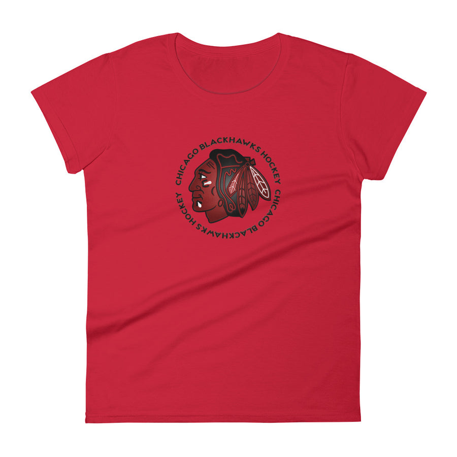 Blackhawks Logo 2 Women's short sleeve t-shirt