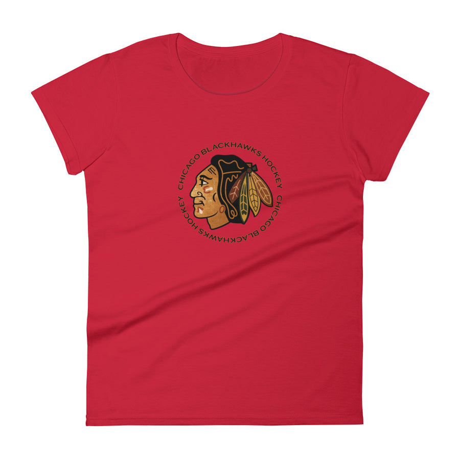 Blackhawks Logo 4 Women's short sleeve t-shirt