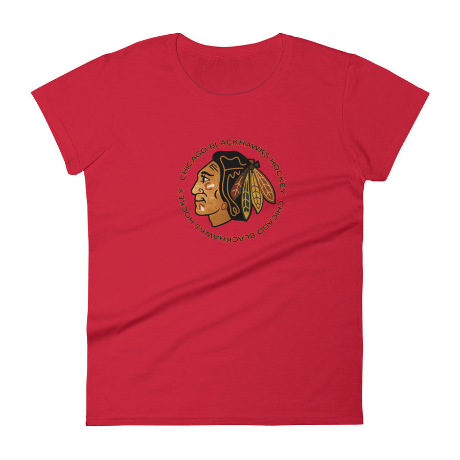 Blackhawks Logo 5 Women's short sleeve t-shirt