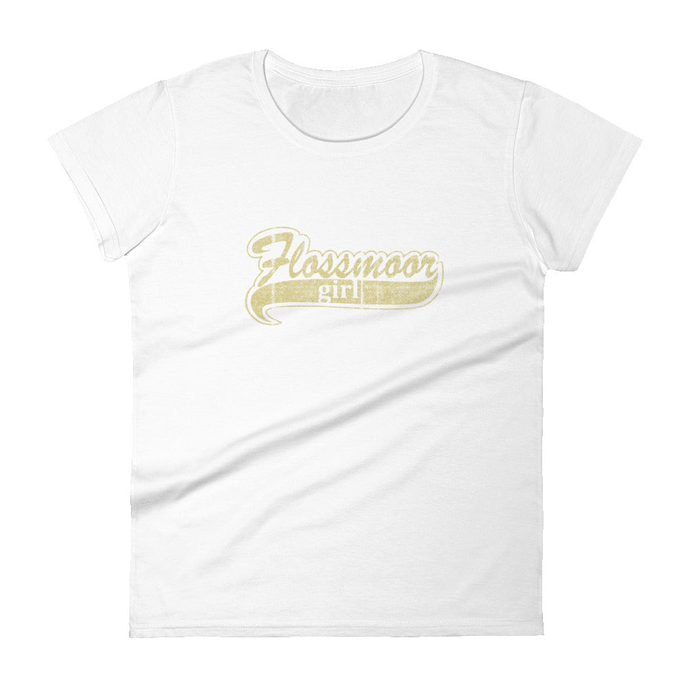 Flossmoor Girl Gold Women's short sleeve t-shirt